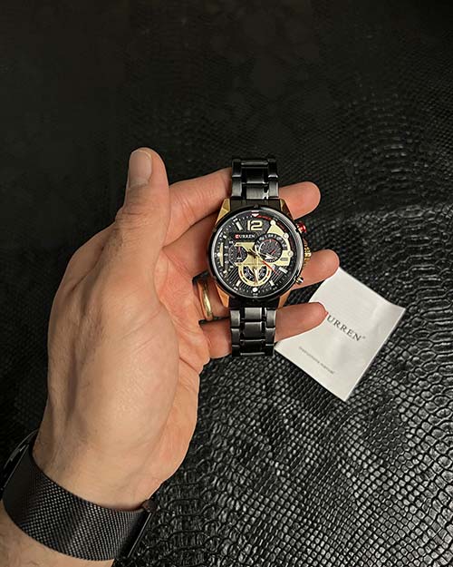 ساعت مردانه کارن CURREN کد 8395 مشکی